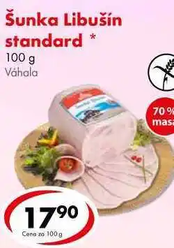 CBA Šunka Libušín standard, 100 g nabídka