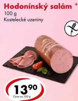 CBA Hodonínský salám, 100 g nabídka