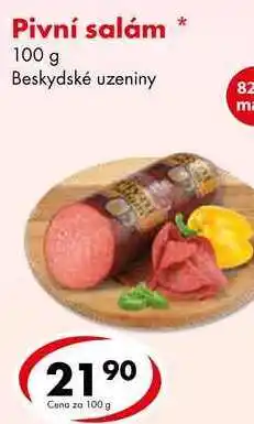 CBA Pivní salám, 100 g nabídka