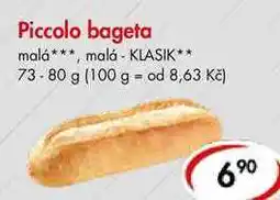 CBA Piccolo bageta, 73-80 g nabídka