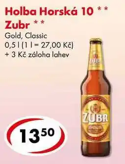 CBA Zubr Gold, Classic, 0,5 l nabídka