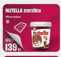 BonVeno Nutella 470ml, mražená nabídka