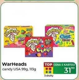 Tamda Foods WarHeads candy USA 99g, 113g nabídka