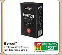 Tamda Foods Bercoff zrnková káva Premium Espresso 500 g nabídka