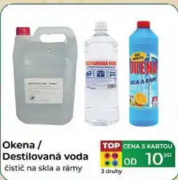 Tamda Foods Okena / Destilovaná voda čistič na skla a rámy nabídka