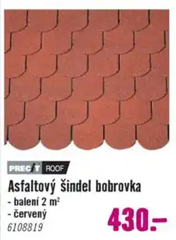 Hornbach Asfaltový šindel bobrovka nabídka