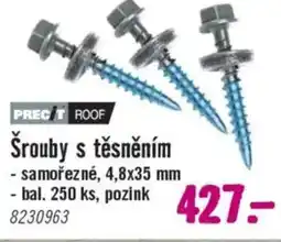 Hornbach Šrouby s těsněním nabídka