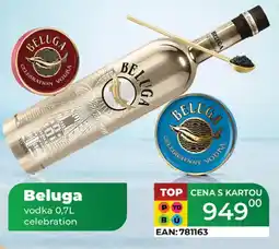 Tamda Foods Beluga vodka celebration nabídka