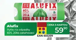 Tamda Foods Alufix Pytle na odpadky 60'L 20ks zatahovací nabídka