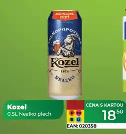 Tamda Foods Kozel Nealko plech nabídka