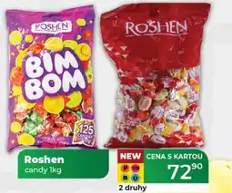 Tamda Foods Roshen candy nabídka