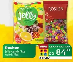 Tamda Foods Roshen jelly candy, candy nabídka