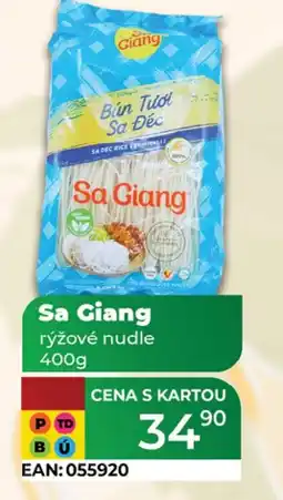 Tamda Foods Sa Giang rýžové nudle nabídka