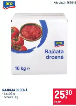 Makro Rajčata drcená nabídka