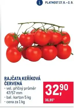 Makro Rajčata keříková červená nabídka