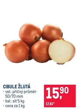 Makro Cibule žlutá nabídka