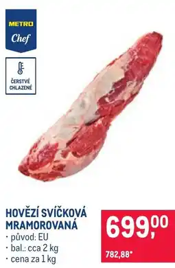 Makro Hovězí svíčková mramorovaná nabídka