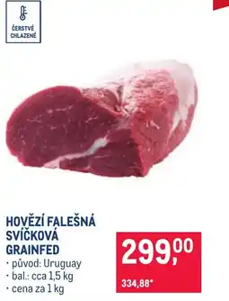 Makro Hovězí falešná svíčková grainfed nabídka