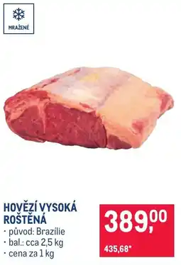 Makro Hovězí vysoká roštěná nabídka