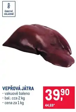 Makro Vepřová játra nabídka