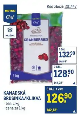 Makro Kanadská brusinka/klikva nabídka