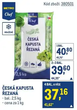 Makro Česká kapusta řezaná nabídka