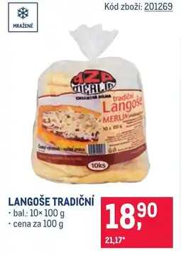 Makro Langoše tradiční nabídka