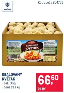 Makro Obalovaný květák nabídka