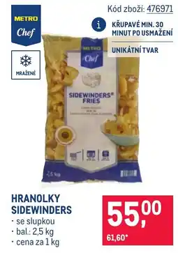 Makro Hranolky sidewinders nabídka