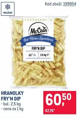 Makro Hranolky fry'n dip nabídka
