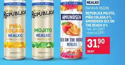 Makro Republica mojito, amundsen piña colada 0%, amundsen sex on the beach 0% nabídka