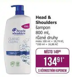 Teta Head & Shoulders nabídka