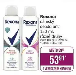 Teta Rexona dámský deodorant nabídka