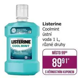 Teta Listerine Coolmint nabídka