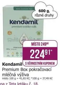 Teta Kendamil Premium Box pokračovací mléčná výživa nabídka