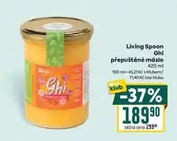 Billa Living Spoon Ghí Přepuštěné máslo nabídka