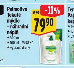 Albert Palmolive tekuté mýdlo náhradní náplň nabídka