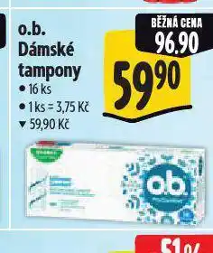 Albert O.b. tampony nabídka
