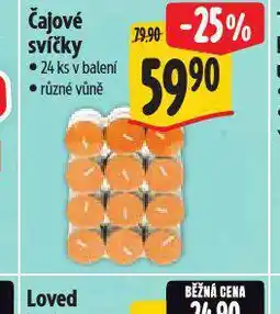 Albert Čajové svíčky nabídka