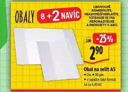 Albert Obal na sešity a5 nabídka