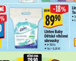 Albert Linteo baby dětské vlhčené ubrousky nabídka