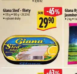 Albert Giana sleď - filety nabídka