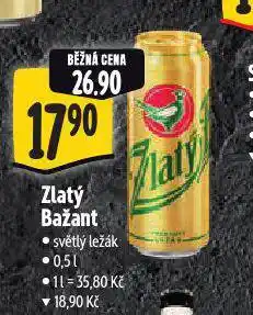 Albert Pivo zlatý bažant nabídka