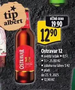 Albert Pivo ostravar nabídka