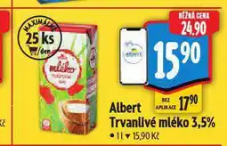 Albert Trvanlivé mléko nabídka