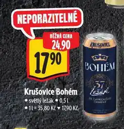 Albert Pivo krušovice bohém nabídka