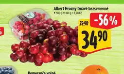 Albert Hrozny tmavé bezsemenné nabídka