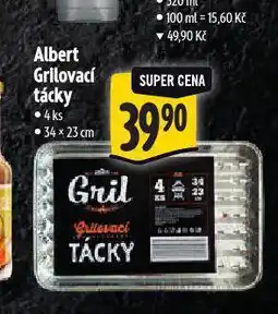 Albert Grilovací tácky nabídka