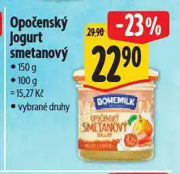 Albert Opočenský jogurt smetanový nabídka