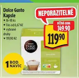 Albert Kávové kapsle dolce gusto nabídka